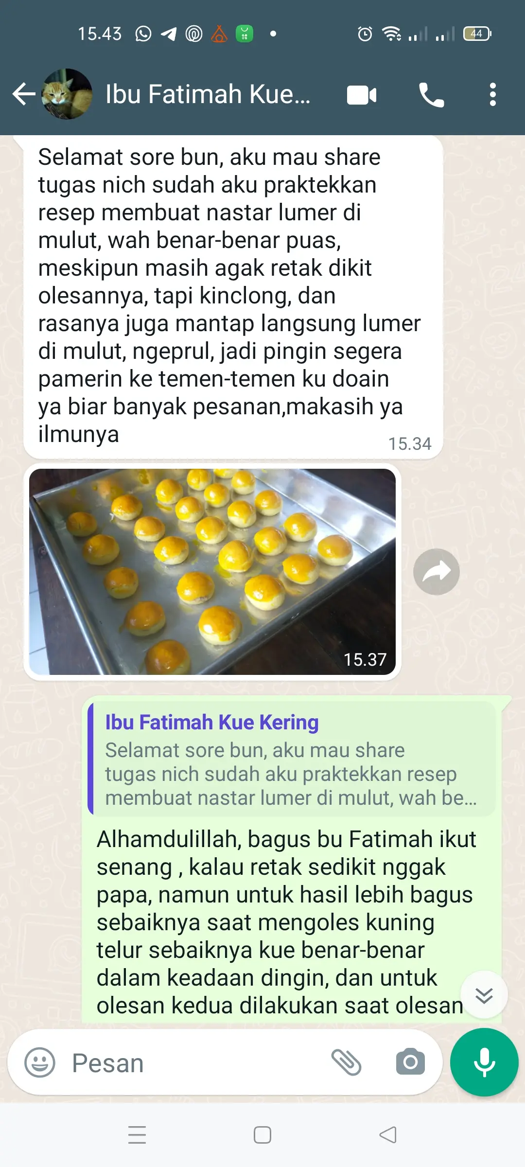 Testimoni StudyCuli Kursus Cookies Lebaran Online